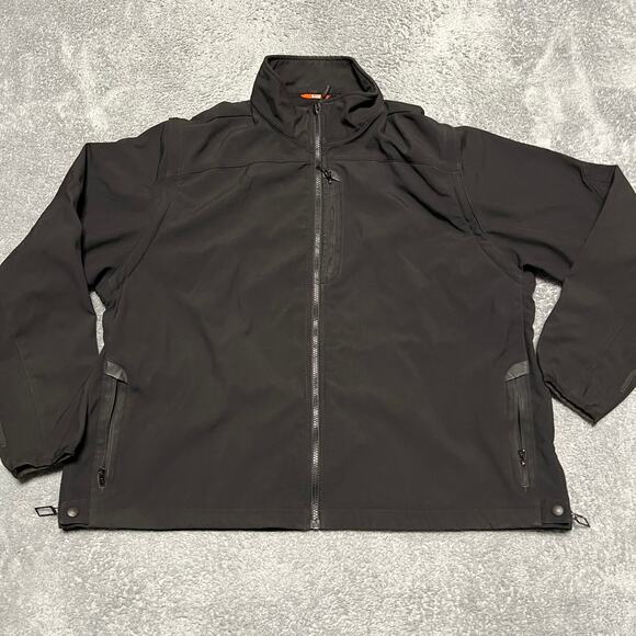 5.11 Tactical Jacket Mens XXL Valiant Duty Black Full Zip Utility SHELL ONLY - Picture 1 of 9